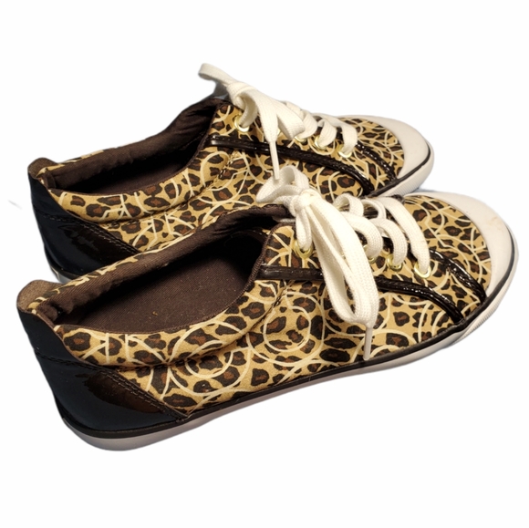 Coach Barrett Cheetah Sneakers size 8 1/2 - Picture 3 of 4